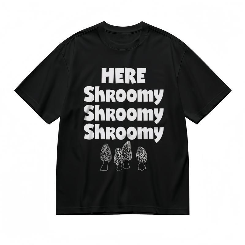 Women's Slight Stretch Breathable Classic T-Shirt Shroomy Mushroom Graphic Tee