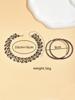 3 Pieces of Women's Fashion Trend Exaggerated Hollow Necklaces with Large Earrings and Set Party Accessories
