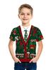 Children's Christmas T-Shirt 3D Print Funny Tops Festival Short Sleeve Baby Clothes 2-10y Christmas Gift for Boys Girls Clothing