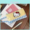 Pochette Cahier Chat Pour Adolescents Avec Grande Capacité Et Housse de Rangement en Toile