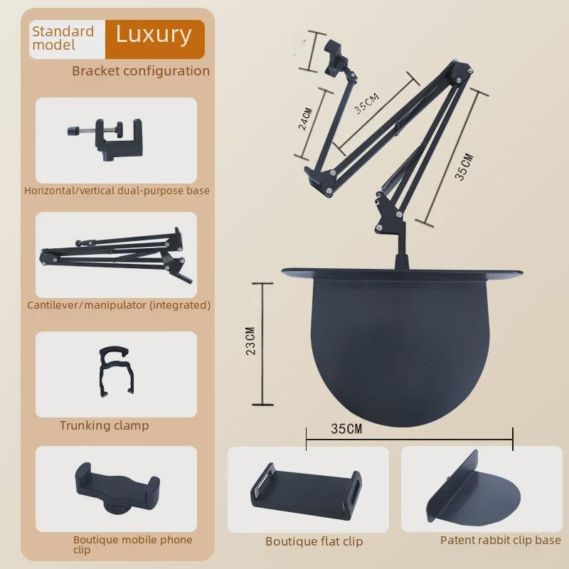 

Регульована підставка для мобільних телефонів та планшетів – Ідеальна для столів, лінивого перегляду, відеотрансляцій та перегляду телевізора