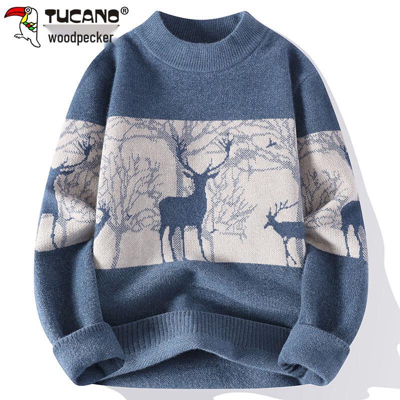 

TUCANO Men s Thickened Turtleneck Knit Sweater XL