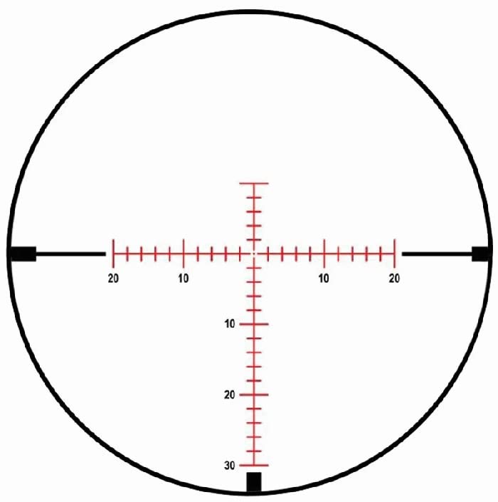 Tub de lunetă Diametru 30 mm Reticulă MRAD Milling Hunter Black SOW52017 [SIG SAUER][]WHISKY5 (2-10X42MM)