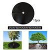 12Pcs Tree Mulch Ring Weed Mat Mulch Ring Mat for Outdoor Landscaping Garden