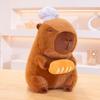 Chef Capybara Plush Toy Lovely Stuffed Capybara Plushies Soft Animal Doll Throw Pillow Room Decor Kawaii Toy Gift Girl