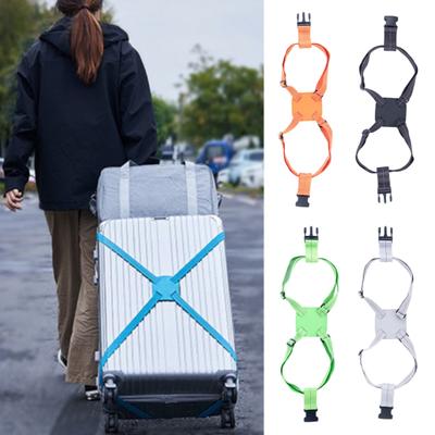 Gepäckgurt, elastischer Reisekoffergurt mit reflektierendem Streifen, verstellbares Gepäckband, Tasche Bungee