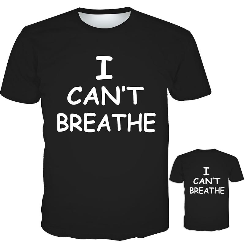 Stylish I Can't Breathe Printed T-shirt For Men And Women In Soft And Breathable Fabric