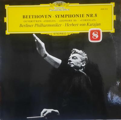 LP Record LUDWIG VAN BEETHOVEN  BERLIN PHILH  Symphony No. 8  Overtures Fideli 2535315 Deutsche Grammo Germany Classical Used