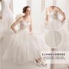 European and American Tube Top Fashion Simple Tutu Wedding Dress 1011 New Summer Bride Medium and Long Wedding Dress