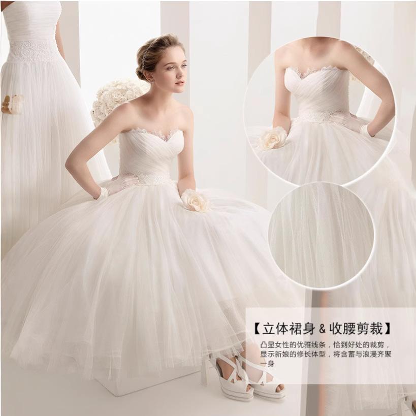 European and American Tube Top Fashion Simple Tutu Wedding Dress 1011 New Summer Bride Medium and Long Wedding Dress