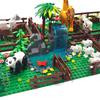 Sheep Horse Farm Chicken Nest Panda Cow Shed, Small Particle Farm Ranch Building Block Scene Neutral Mosaic Assembly Toy
