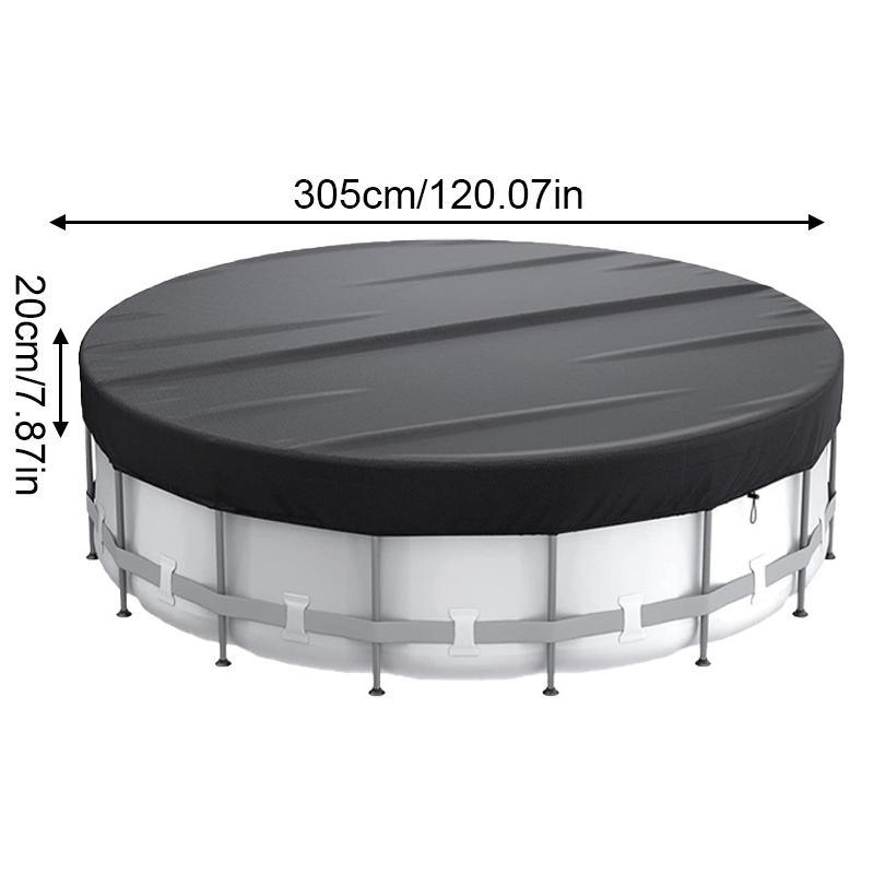 

1 шт. многоразовые чехлы для патио-кресел для использования в помещении/на открытом воздухе и автомобильный сверхпрочный чехол для гриля для барбекю с пыленепроницаемой конструкцией бассейн 8 футов/10 футов 305*20CM