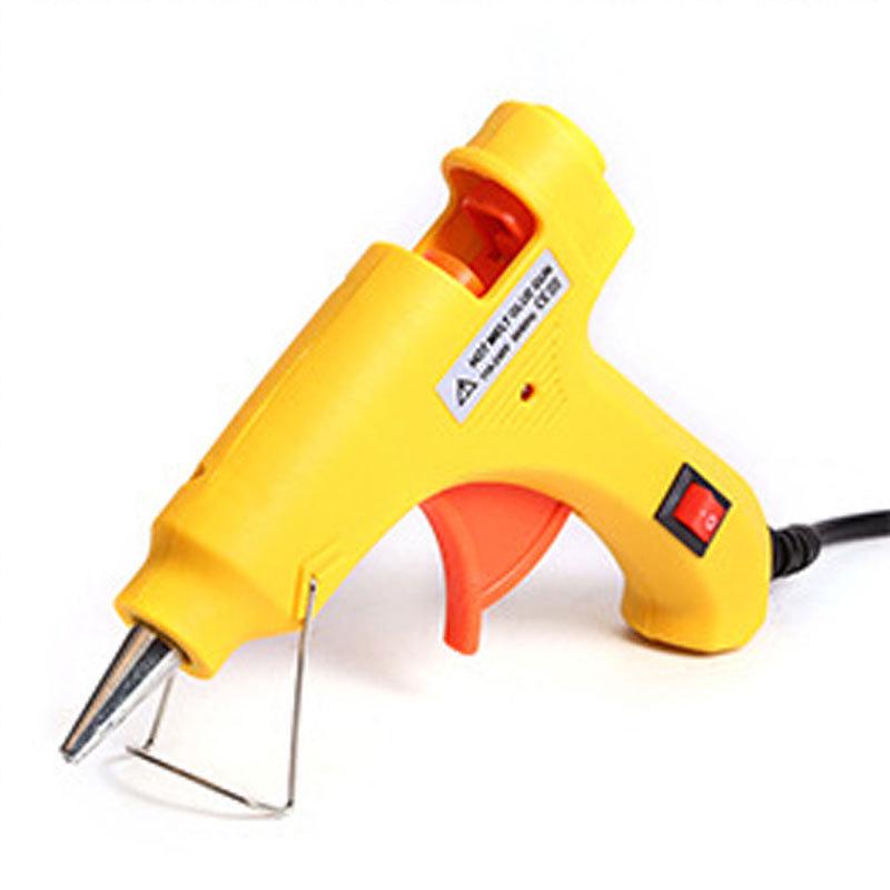 20W Multifunctional Hot Melt Glue Gun for DIY & Crafts - Multi-color, Child-friendly