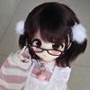 Awen Bjd Wig Mohair 1/4, 1/6 BJD Bangs Straight Short High-layered Long Hair for 30-40cm BJD DD SD Doll Hair In Multiple Colors