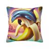 Bananita Dolfinita Italian Brainrot Meme Pillowcase Double-sided Printing Fabric Cushion Cover Decor Pillow Case Cover Seater