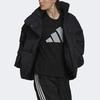 Adidas Big Baffle High Collar Down Jacket Women Outerwear Black GT6541