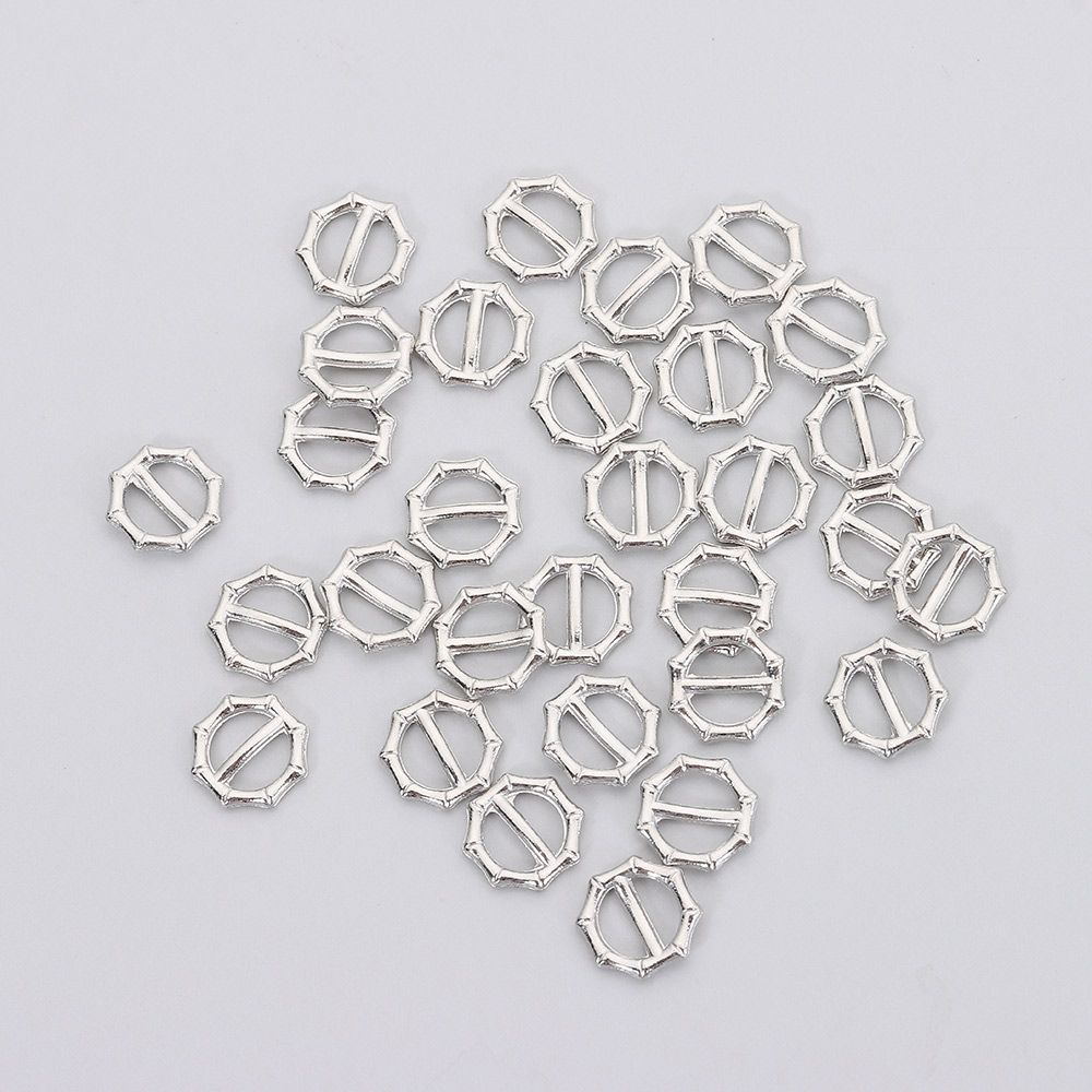 40pcs 5mm Tri-glide Belt Buckle Mini Ultra-small Doll Bags Buckles Metal DIY Small Strap Buckles Doll Buttons Shoes Accessories