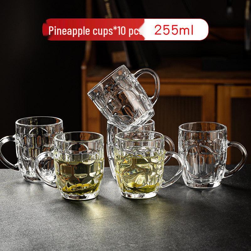 ZISIZ Glass Cup with Handle