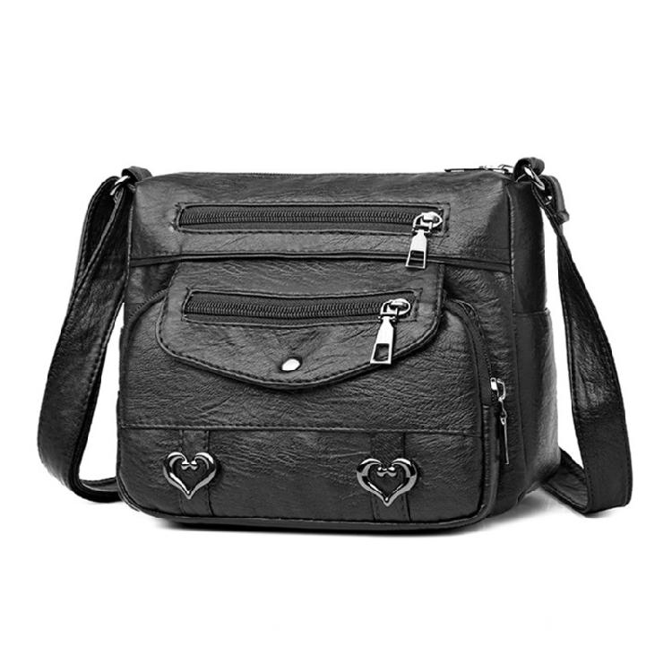 Shoulder Bag with Vintage Charm Practical & Fashionable Bag for Work or School