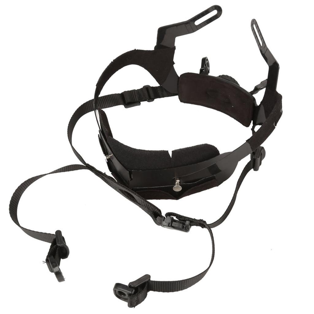 Outdoor Adjustable Helmet Liner Head Locking System Headset Accessory (Black)