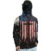 Herren Langarm Schnelltrocknendes Kapuzenshirt UV-Schutz Angeln Fitness Sportbekleidung Leicht Atmungsaktiv Outdoor Aktivkleidung