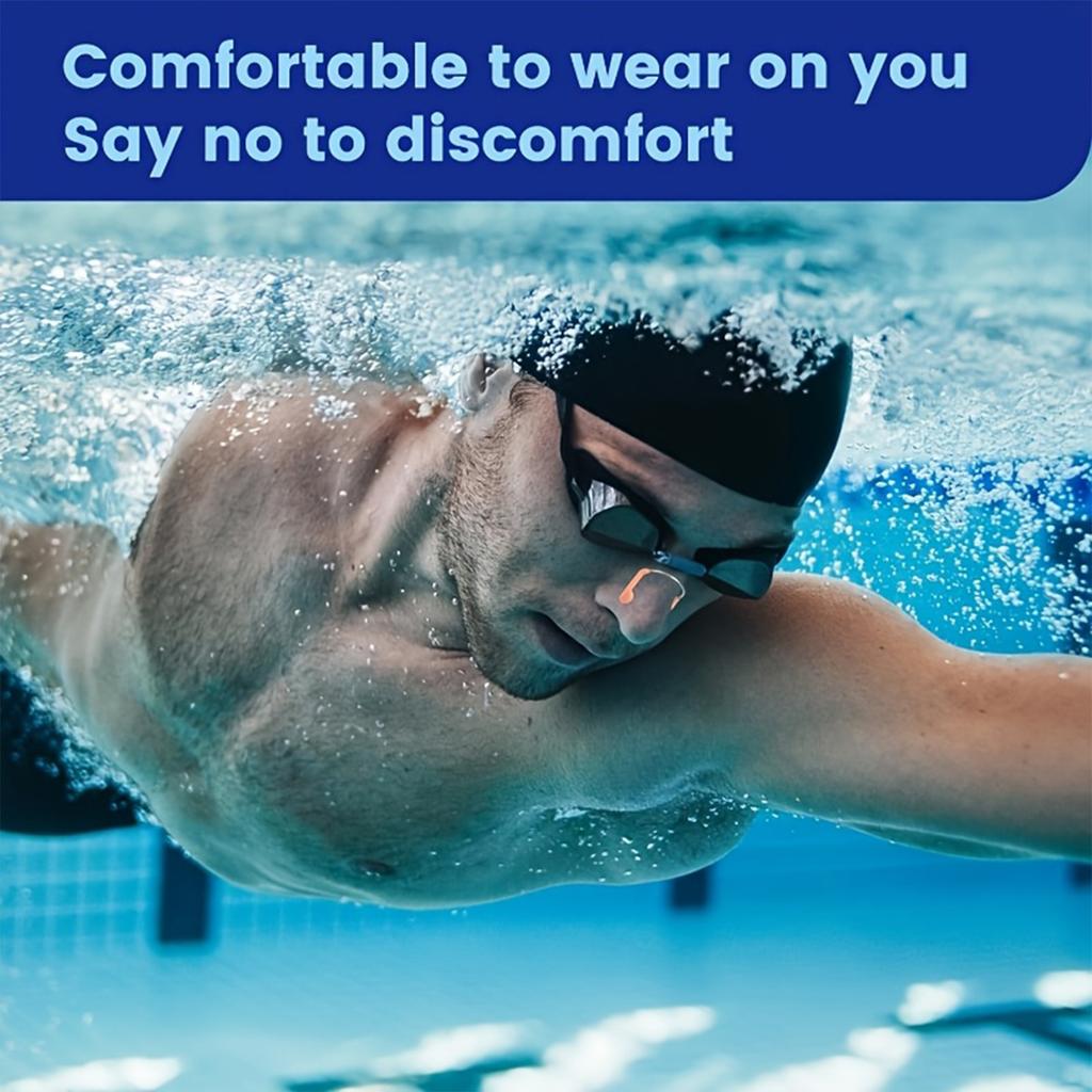 Pinzetta Nasale in Silicone per Nuoto con Vestibilità – - Pinzetta Nasale Comoda per Allenamento in Piscina, Pinzetta Nasale per Adulti e Bambini