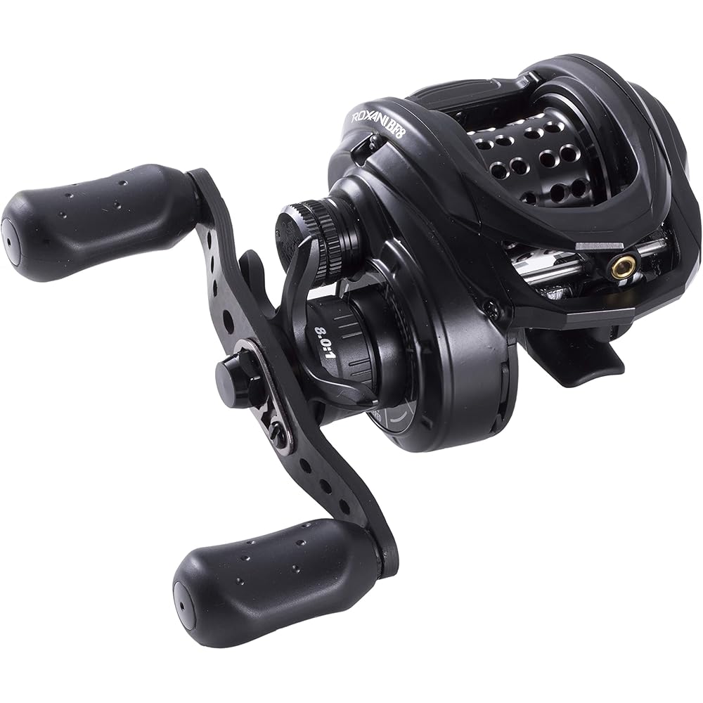 Рыболовная катушка AbuGarcia Roxani BF8 Правая Super High Gear Углепластиковая ручка Шпуля для приманок Finesse Совместима с морской водой