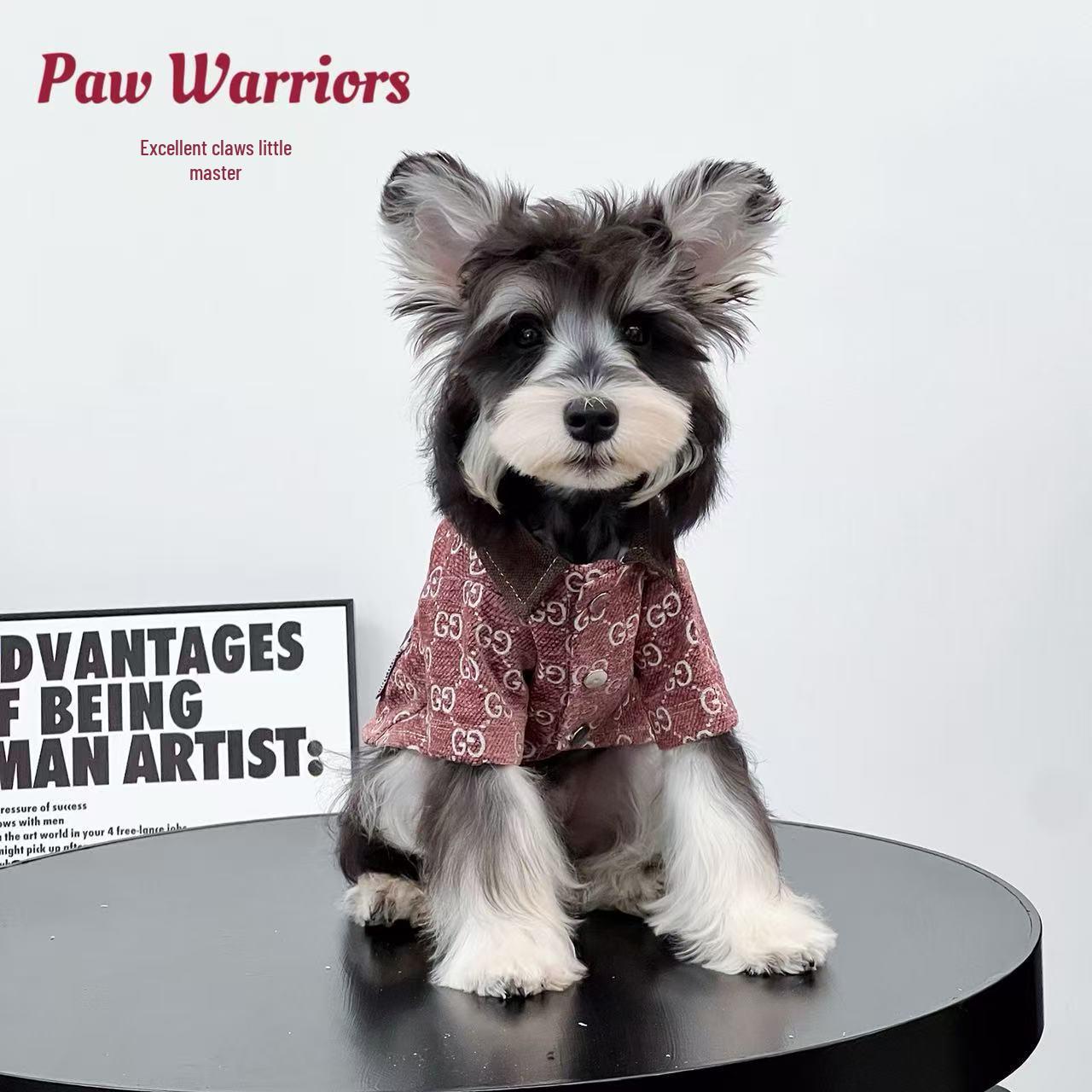 

Trendy Chenille Patchwork Sleeveless Shirt for Small Dogs & Cats XS (1-3 lbs)