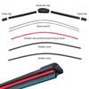 J/U Hook General Purpose Car Wiper Silent Car Front Windshield Wiper Soft Double Rubber Strip Windshield Wiper 18"20"22"24"26"