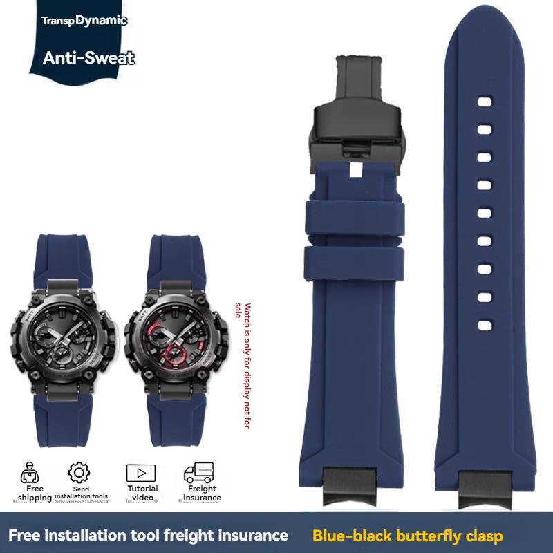 Резиновый ремешок MTG-B3000 для серии Casio G-SHOCK MTG B3000 Модифицированный быстросъемный водонепроницаемый силиконовый ремешок для часов Аксессуары MTG-B3000