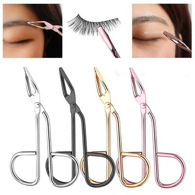 1ks Zlaté Stříbrné Profesionální Loketní Pinzety Kleštičky Nůžky Pinzety Rovné Špičaté Pinzeta na Obočí Make-up Kosmetické Nástroje