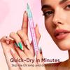 12 Colors Nail Art Pens Set, Quick Dry 3D Nail Polish Pens for DIY Nail Art, Nail Markers for Dotting & Liner Designs, Ideal Christmas Gift