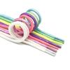 Round Shiny Metallic Glitter Shoelaces Gold Silver Silk Shoe Laces Canvas Casual Colorful Gradient Sneakers Shoelace