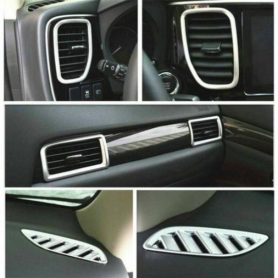 6X Front Dashboard Air Outlet Vent Cover Trim For Mitsubishi Outlander 2016-2021