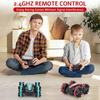 Off-Road Amphibious Remote Control Car(Blue), 2.4GHz Waterproof Radio Control Car, 4WD 360 Rotating RC Car, Toy Vehicle Kids Boy Girl Birthday Gift 3-