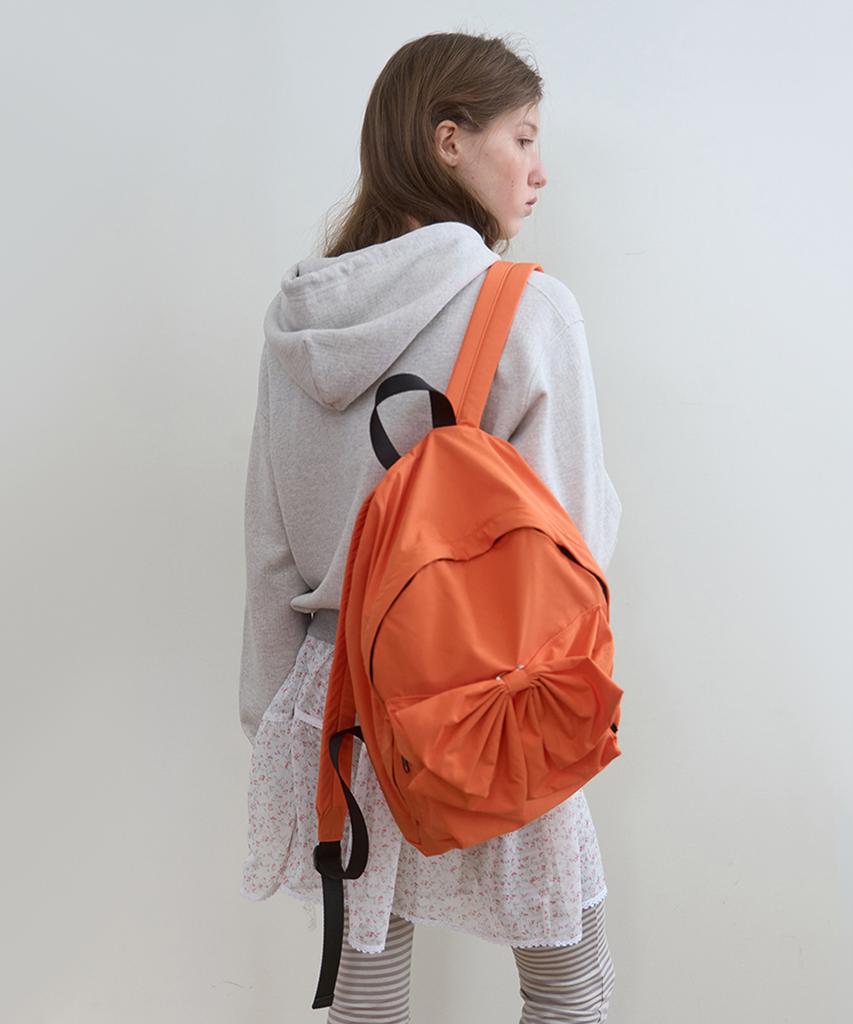 Nocontent 339. Ribbon Backpack _ Orange