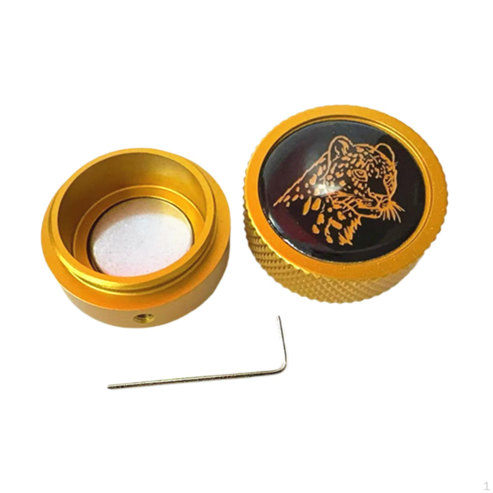 

Чехол для переноски бильярдных мелков для игровых принадлежностей золотой