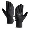 Cycling Gloves Autumn and Winter Outdoor Sports Waterproof Touch Screen Warm Plus Velvet Thick Fishing Gloves Cycling Men and Women