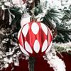 6Pcs 6cm Plastic Christmas Ball Painted Festive Atmosphere Christmas Ornaments Hanging Xmas Tree Decor Christmas Ball Pendant