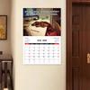 Desk Dogs 2026 Calendar Funny Dogs Illustrations Wall Calendar Jan.2026-Dec.2026 12 Monthly Planner for Home Office