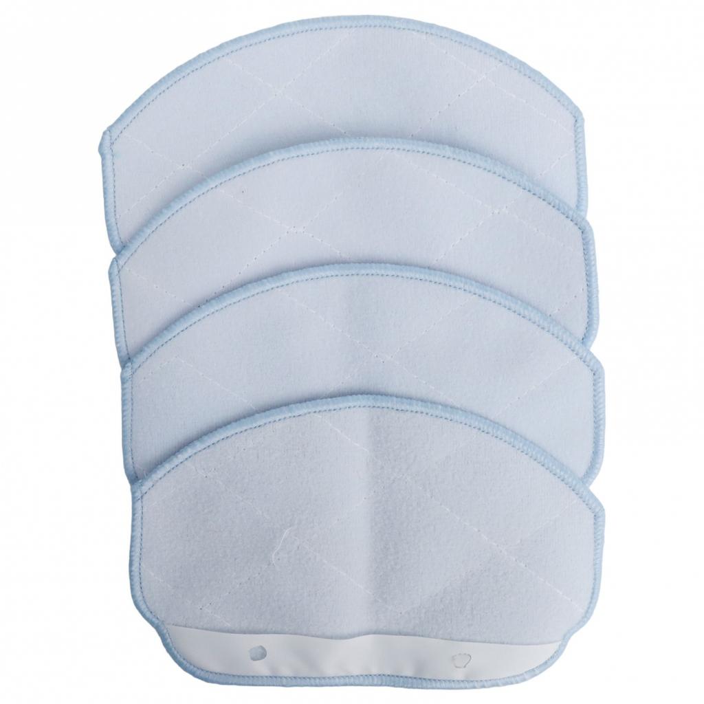 Für cecotec Für Conga 999 Mopptücher für saubere und hygienische Böden 4er-Pack