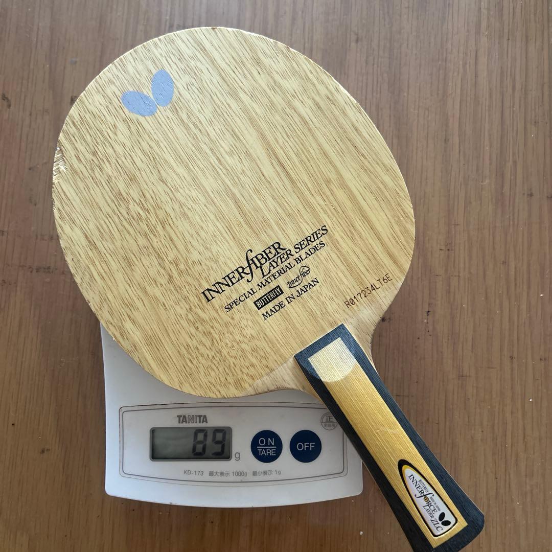 Used Butterfly Inner Force Layer ZLC Used Table Tennis Racket
