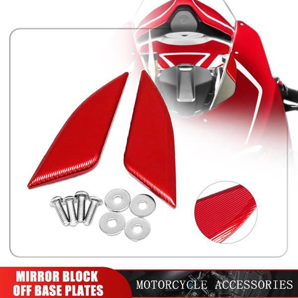 Pair of Decorative Mirror Mounts for 2018-2024 Ducati Panigale V2