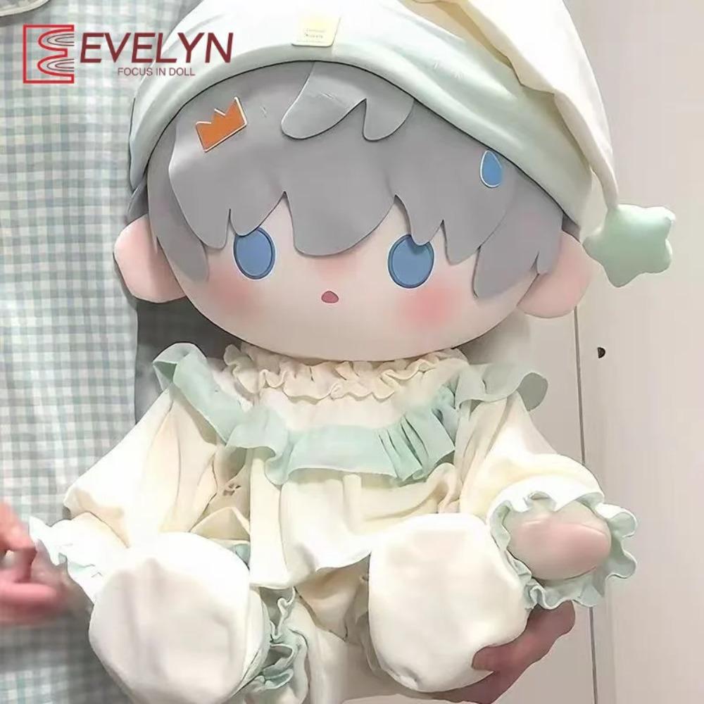 Evelyn No Attribute 40cm Cotton Dolls Accessories  Doll Clothing Action Dress-up Puppet Sleepy Printed Pajamas Replacement