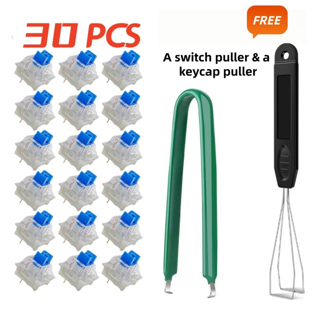 ITLY Dustproof Mechanical Switches (4 Colors Available) Switch Puller + Keycap Puller