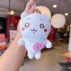 Joke Bear Chiikawa Hachiware Plush Keychain For Backpack Decor