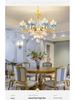 Luxury European Crystal Chandelier, French Ceramic Design for Living Room or Restaurant