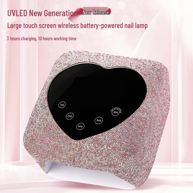 

Dual-Color Rhinestone 72W Wireless Nail Phototherapy Lamp X20