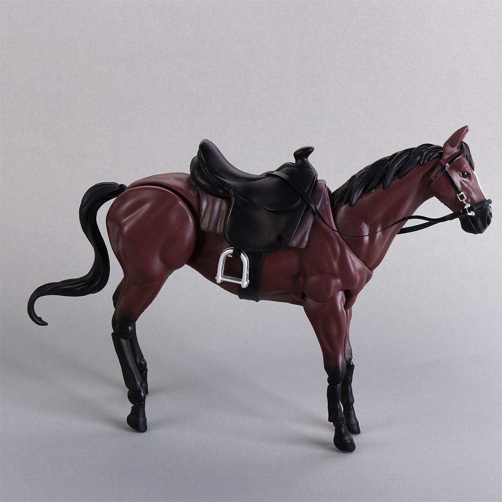 PVC Horse Artist Painting Model Movable Mini Size Horse Figurine  Children Birthday Gift