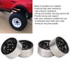 4 Pcs 1in RC Wheel Hub Lightweight   RC Car Replacement Metal Wheel Rims for Upgrade